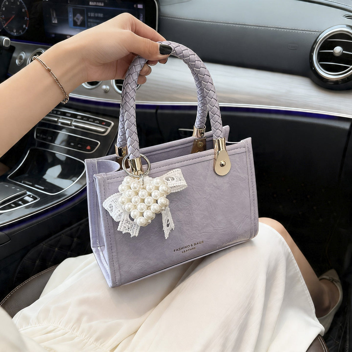Chic Mini Handheld Tote Bag — product view 2