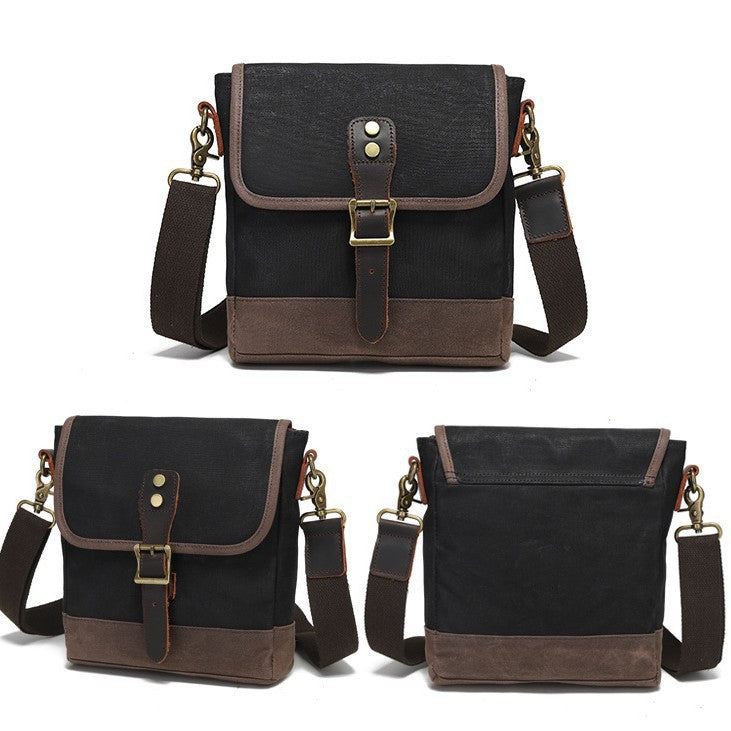 Retro Canvas Shoulder Bag LoungeYard — product view 2