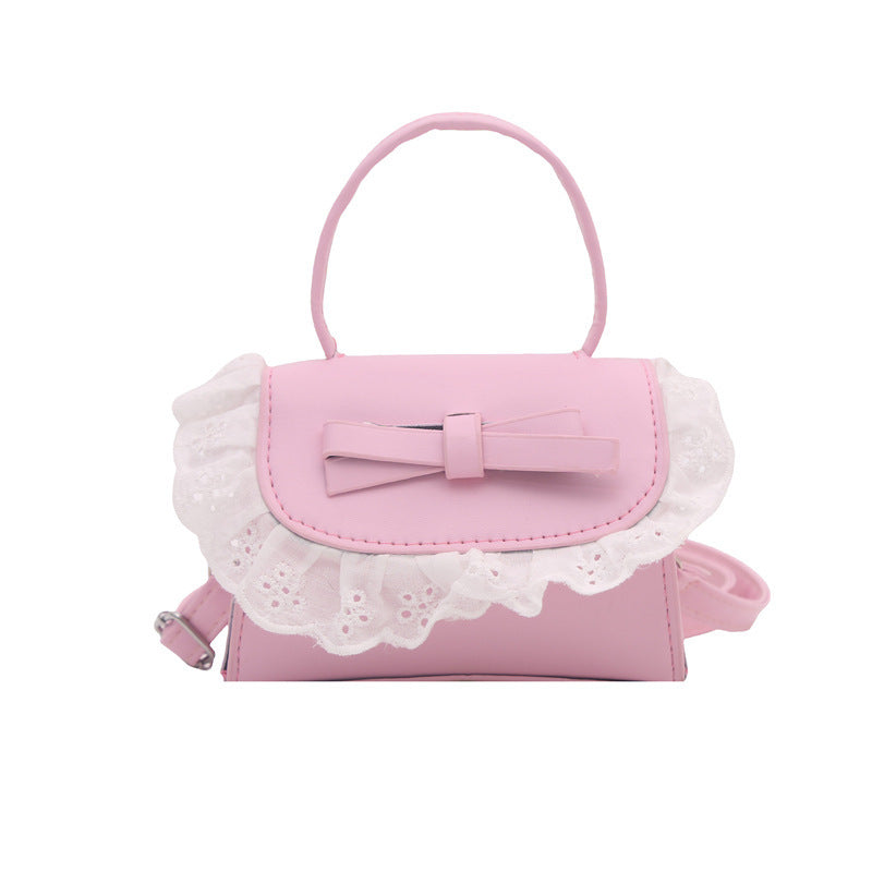 Elegant Ruffled Bow Crossbody Handbag LoungeYard — product view 5