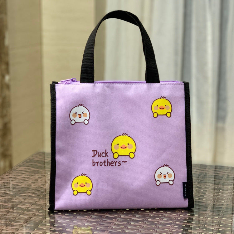 Cute Cartoon Lunch Bag LoungeYard — product view 4
