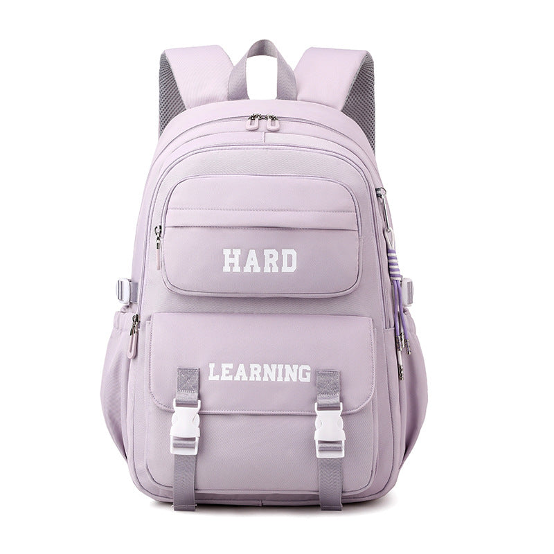 School backpack with compartments for creative learning LoungeYard — product view 3
