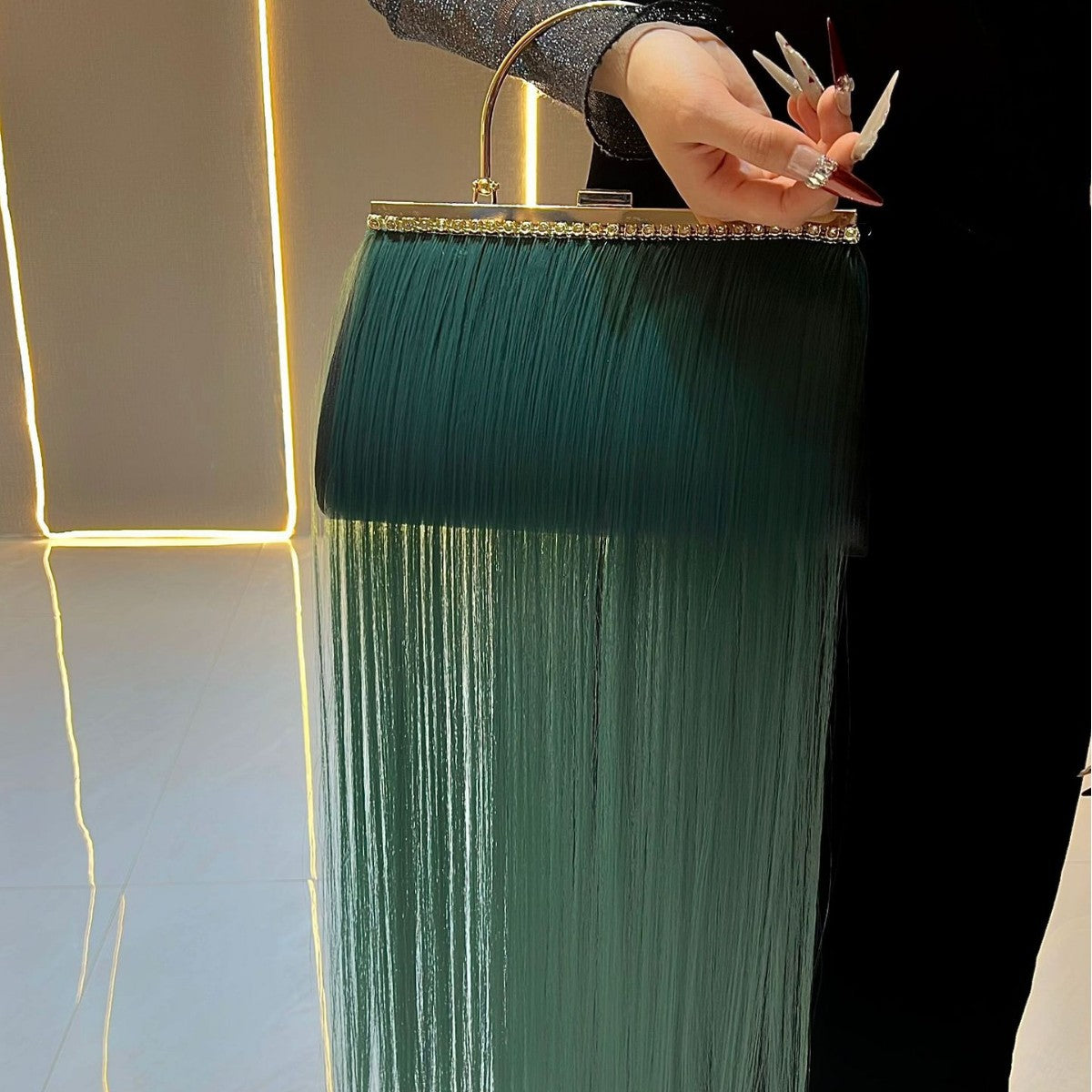 Statement Hair-Inspired Handbag — product view 1
