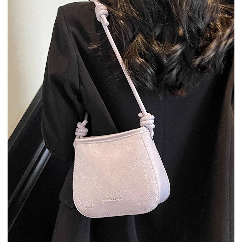 Knotted Handle Top-Handle Handbag LoungeYard — product view 2