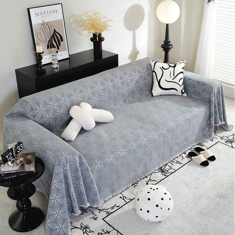 Textured Decorative Sofa Throw Cover — product view 3