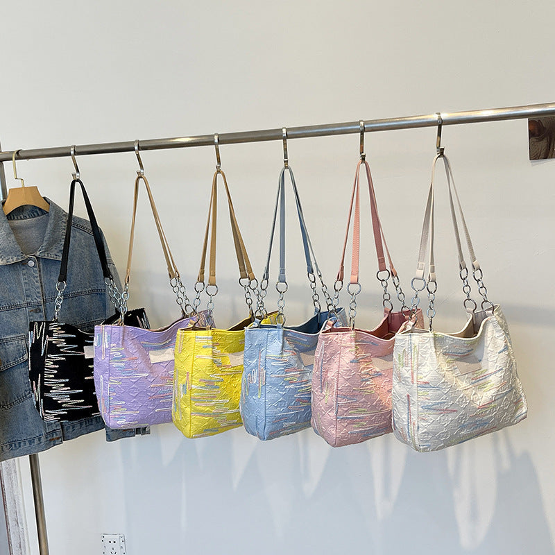WoColorful Embroidered Hobo Bag LoungeYard — product view 1