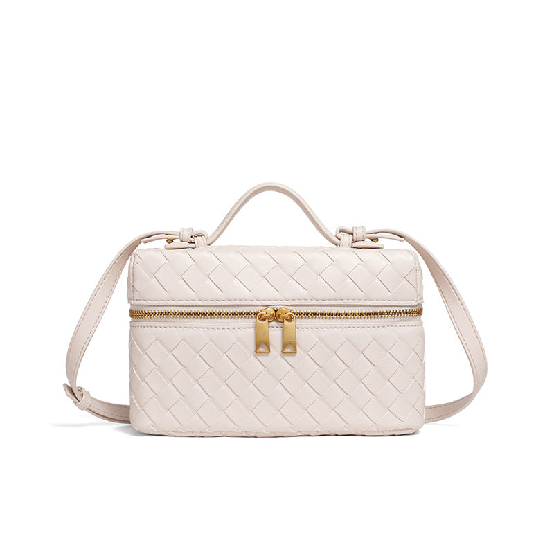 Structured Woven Satchel Bag LoungeYard — product view 4