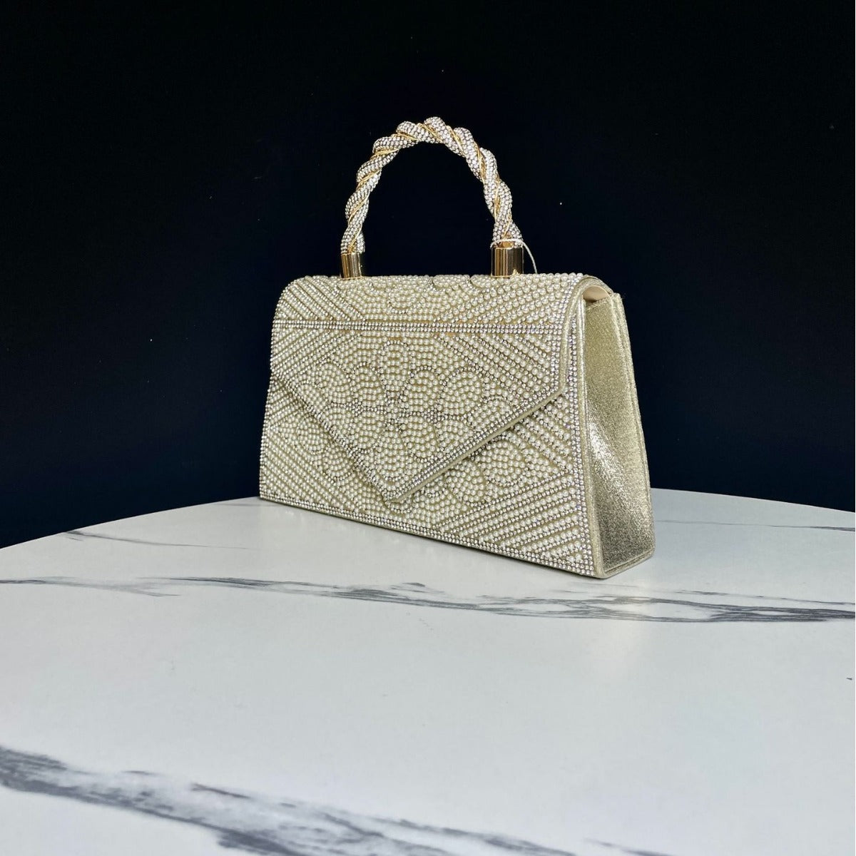 Rhinestone-Embellished Evening Handbag — product view 2