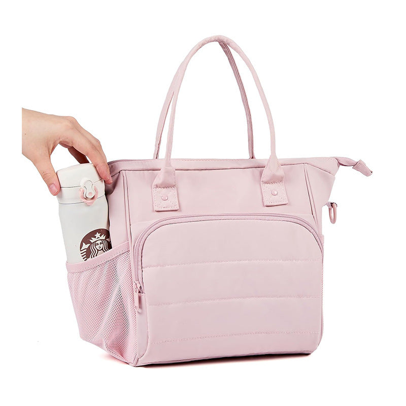 Versatile tote bag with detachable shoulder strap LoungeYard — product view 4