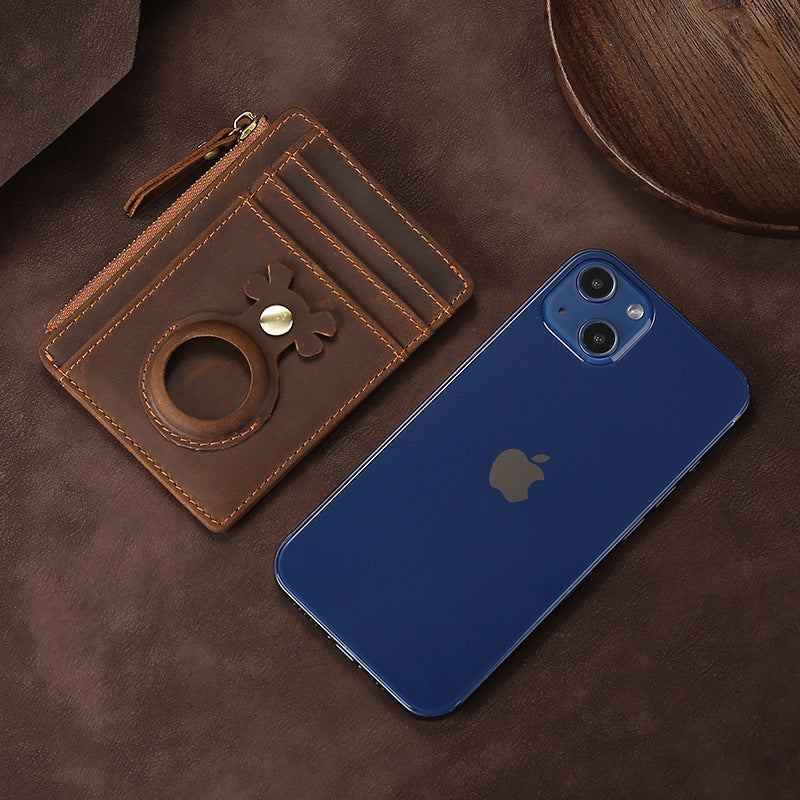 RFID-Blocking Leather Card Wallet — product view 3