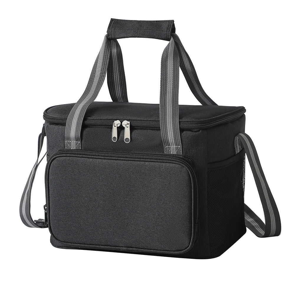 Insulated Cooler Bag with Shoulder Strap and Front Pocket — product view 2