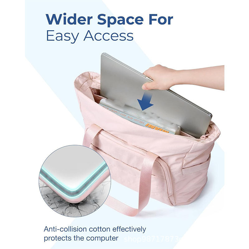 Spacious shopping bag with insulating pockets LoungeYard — product view 3