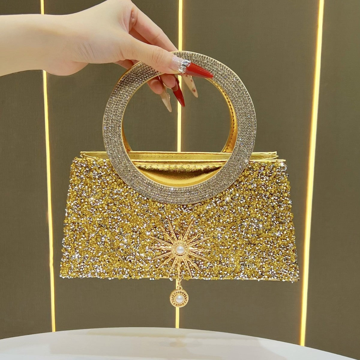 Sparkling Statement Evening Handbag — product view 1