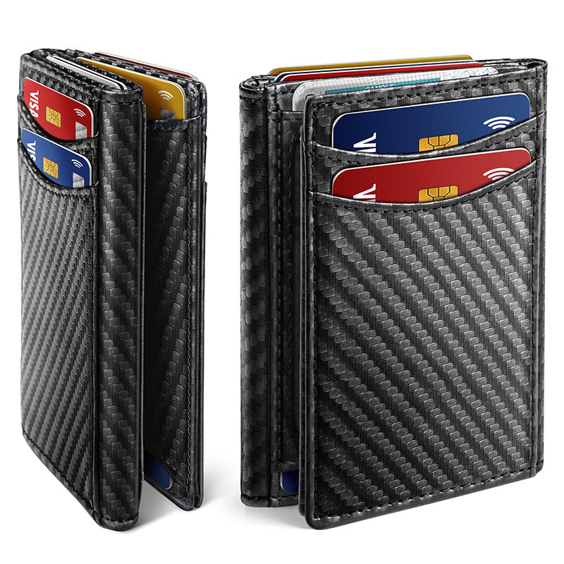 Stylish Slim Leather Cardholder LoungeYard — product view 6