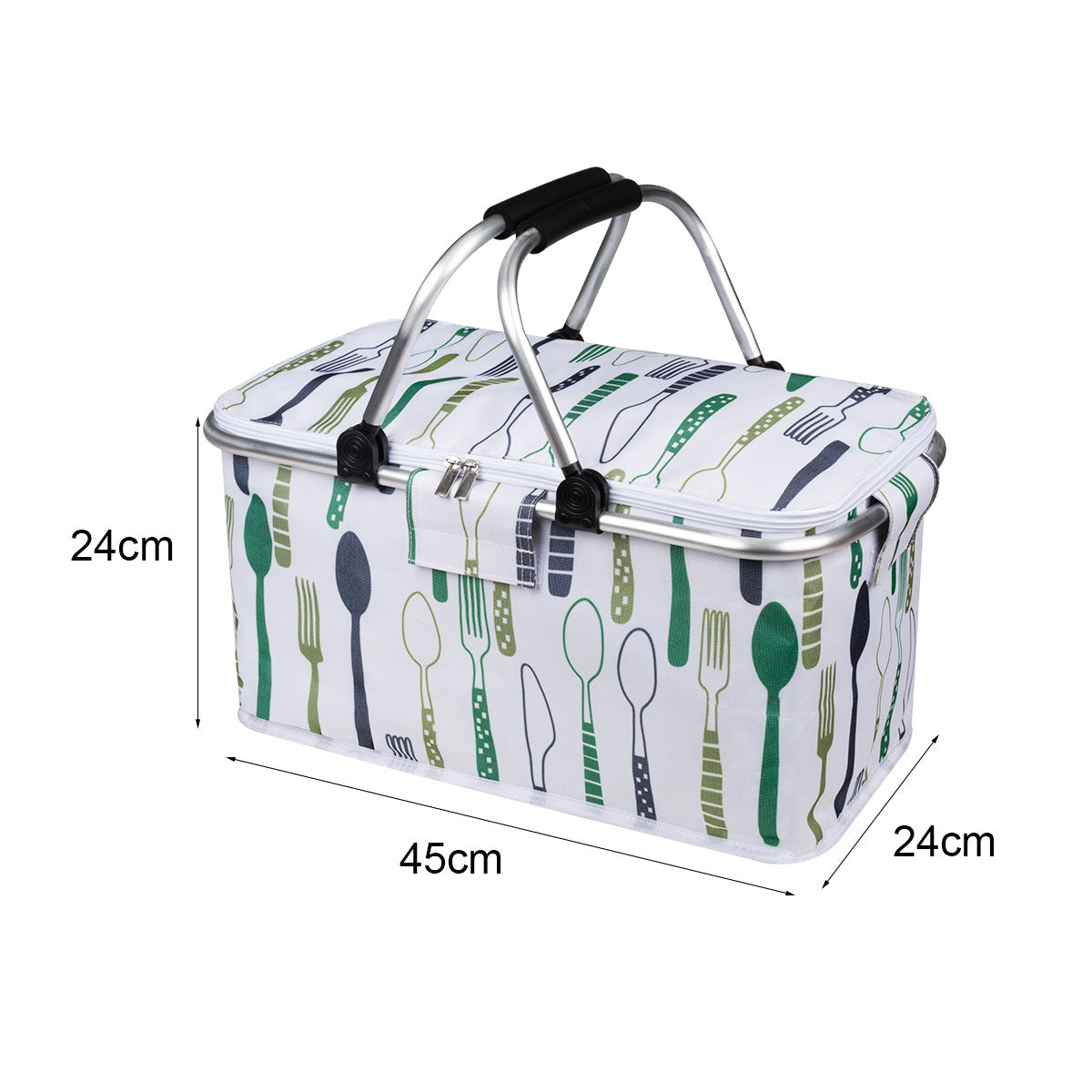 Unisex cooler bag with stable structure and practical carrying handle LoungeYard — product view 6
