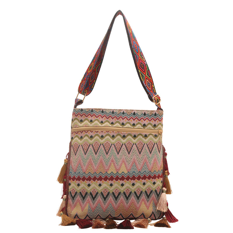 Bohemian Woven Shoulder Bag — product view 5