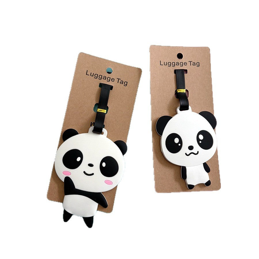Cute Panda Luggage Tag LoungeYard — product view 5