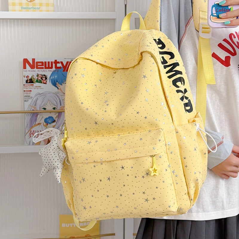 Star-Patterned Lightweight Backpack LoungeYard — product view 3