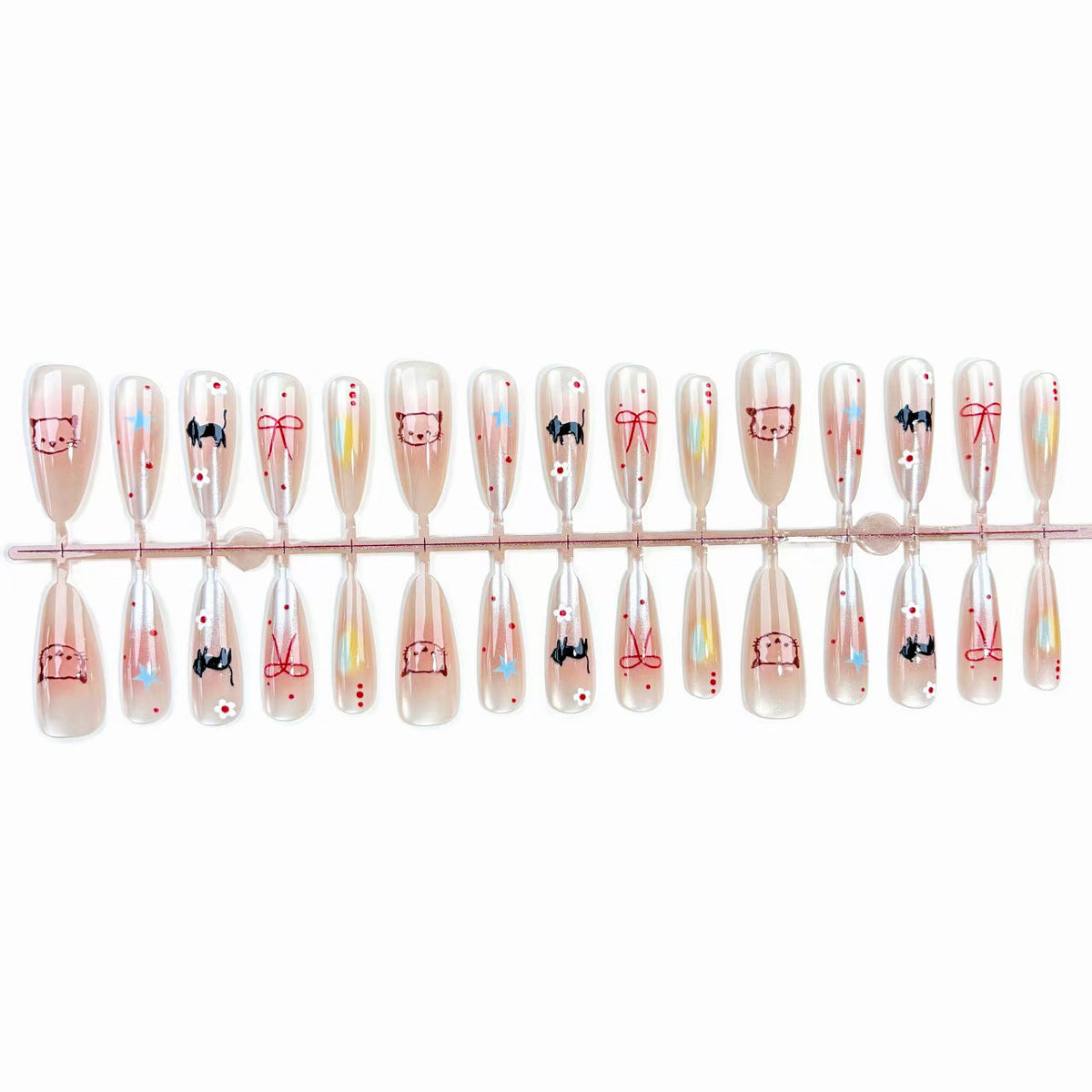 Artistic Character-Themed Press-On Nail Art Set — product view 5