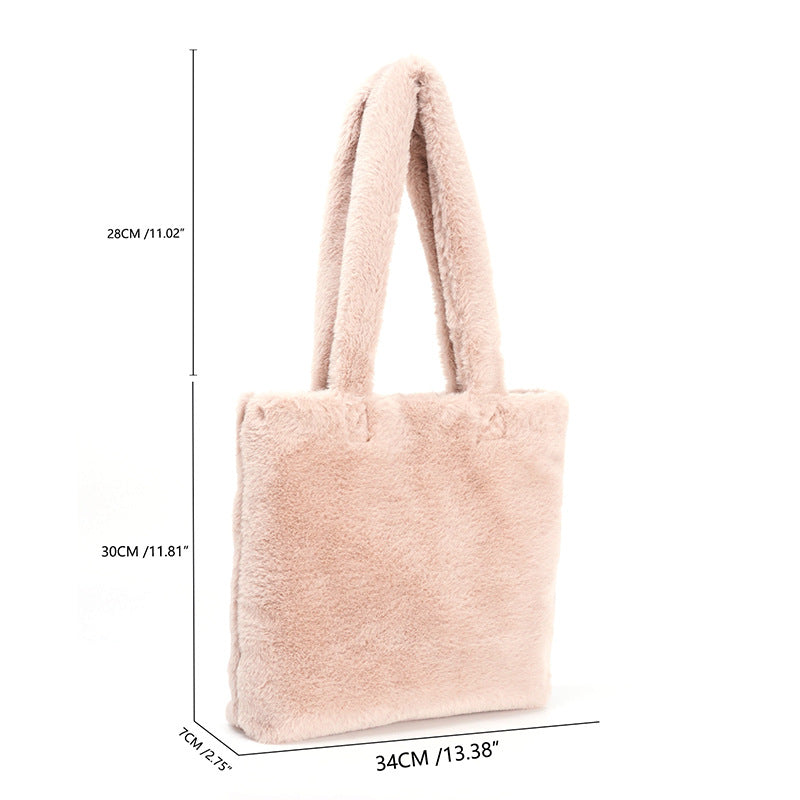 Fluffy shopping bag LoungeYard — product view 4