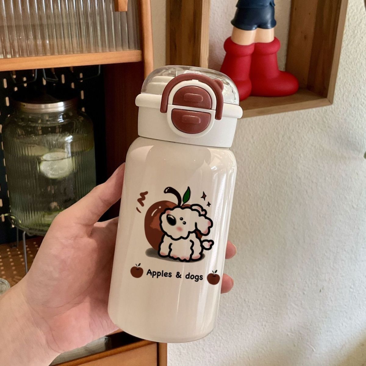 Women's Creative Water Bottle with Animal Design LoungeYard — product view 4