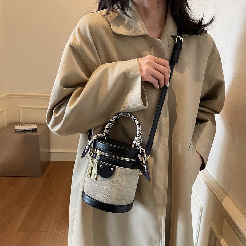 Fashionable Structured Bucket Bag LoungeYard — product view 2