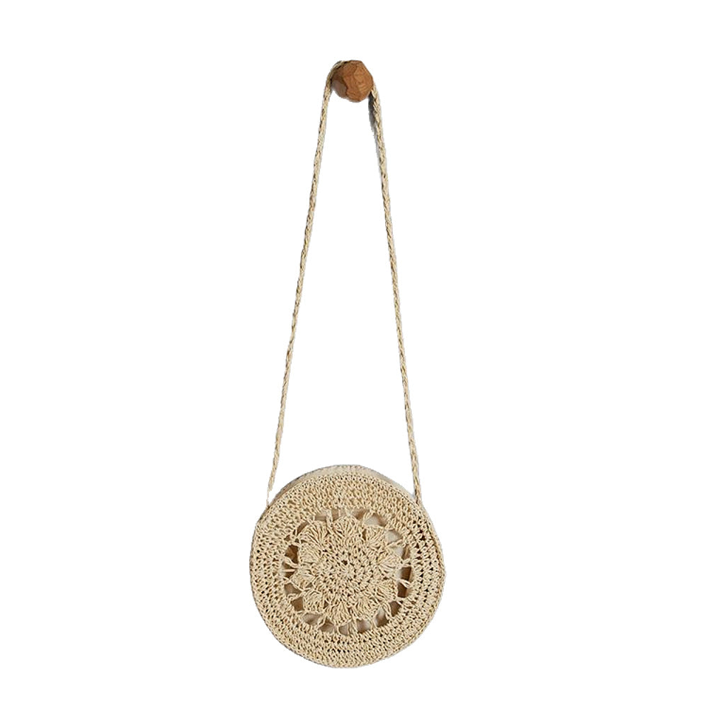 Round Macrame Crossbody Bag LoungeYard — product view 4