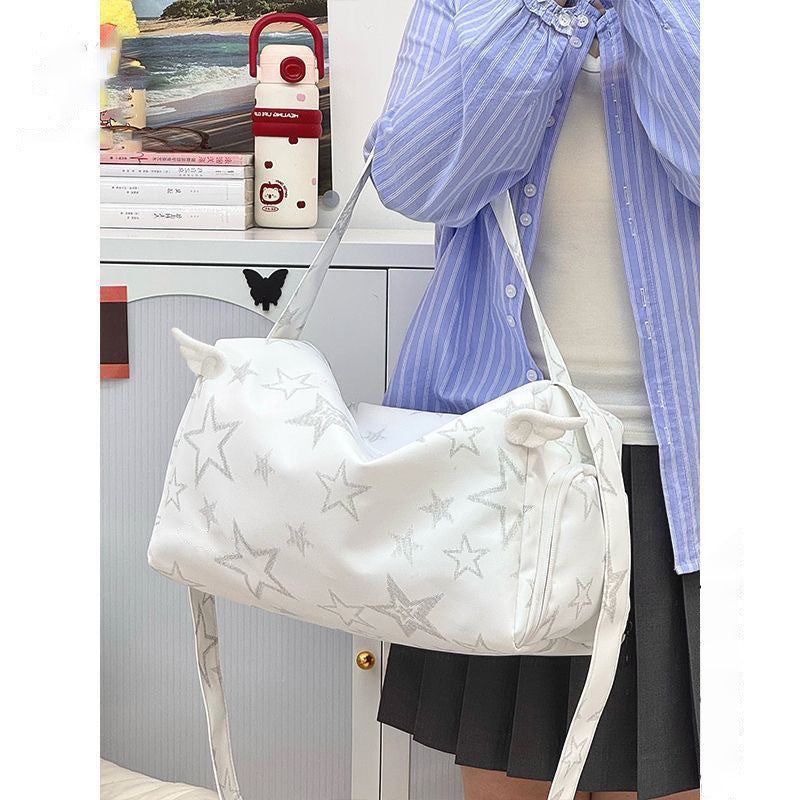 Trendy Star-Patterned Hobo Bag — product view 2