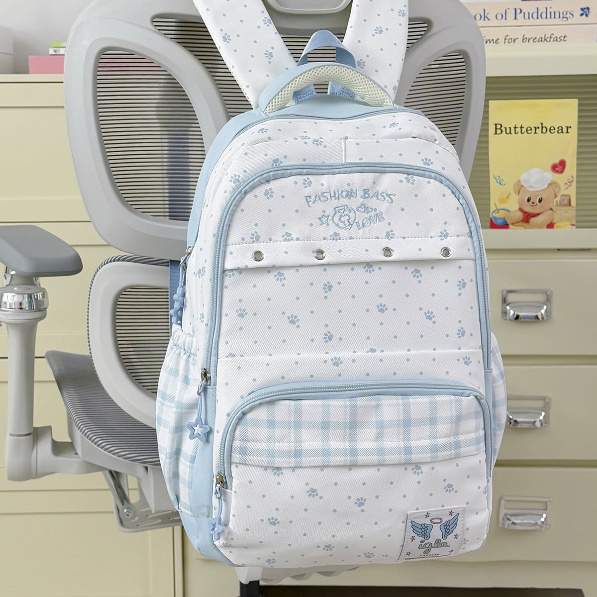 Cute Bunny-Ear Backpack LoungeYard — product view 7