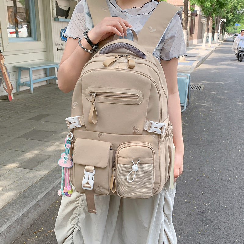 Multi-Pocket Functional Backpack LoungeYard — product view 3