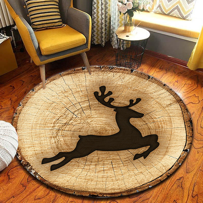 Bear Paw Print Area Rug Bowlift — product view 6