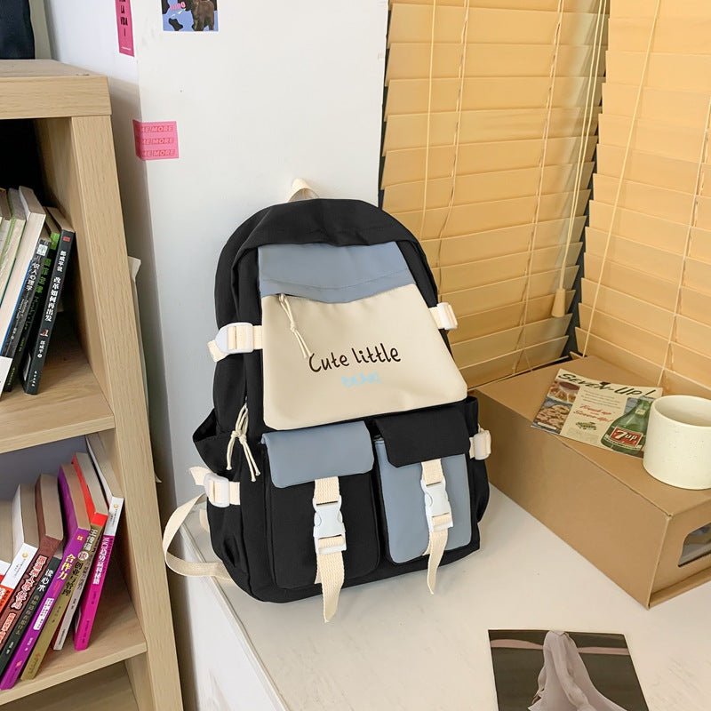 Leisure backpack with practical storage pockets LoungeYard — product view 2
