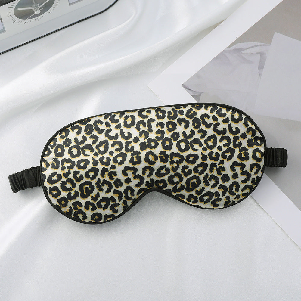 Women's luxuriously silky sleep mask with soft padding and elastic adjustable band LoungeYard — product view 1