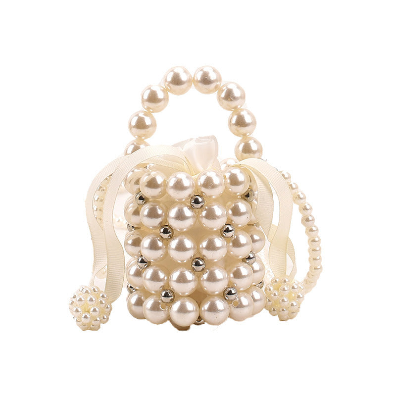 Stylish Pearl-Embellished Evening Handbag — product view 6