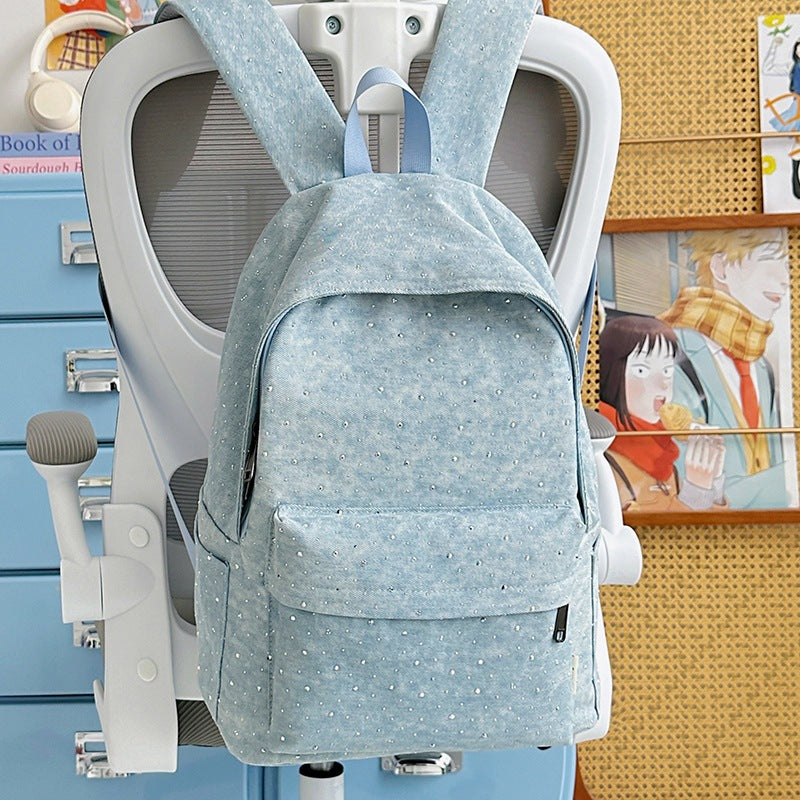 Casual Lightweight Backpack with Polka Dot Design LoungeYard — product view 4