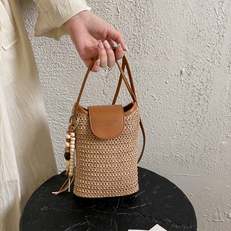 Straw Weave Crossbody Bag — product view 2