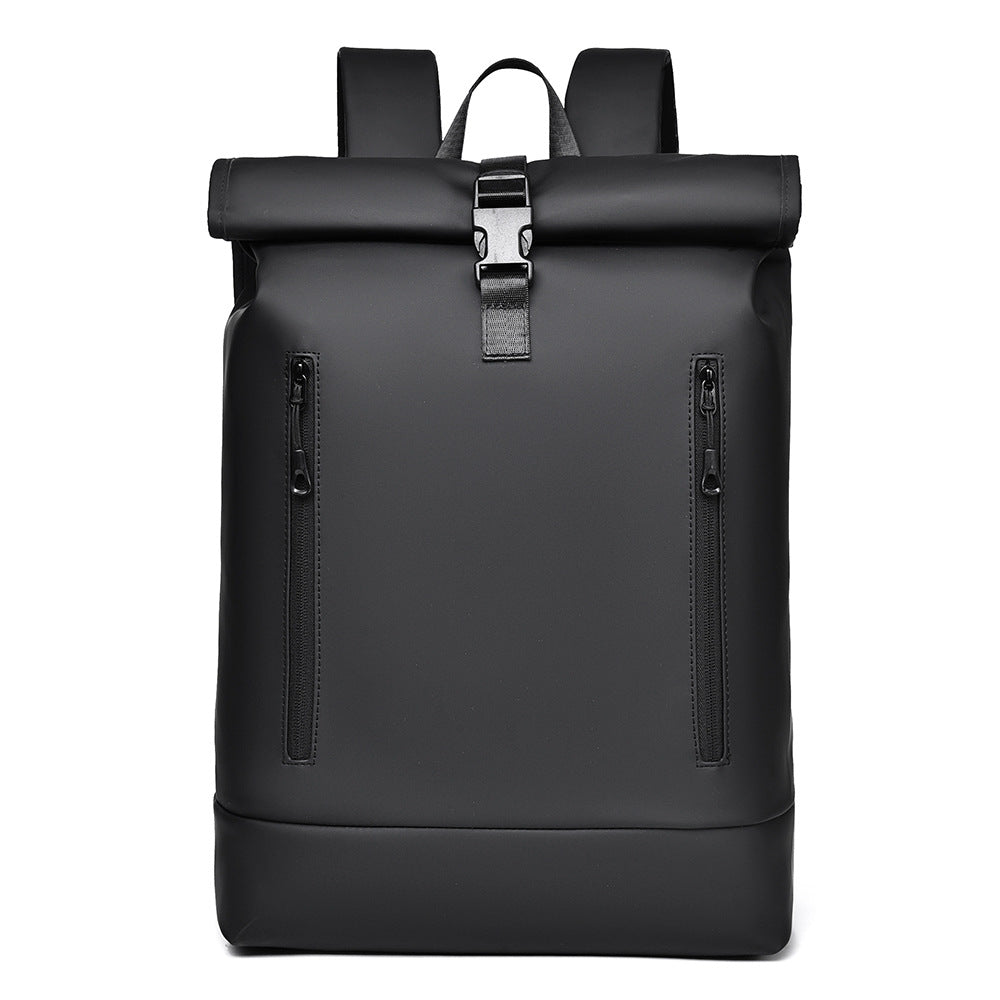 Stylish Waterproof Rolltop Backpack LoungeYard — product view 1