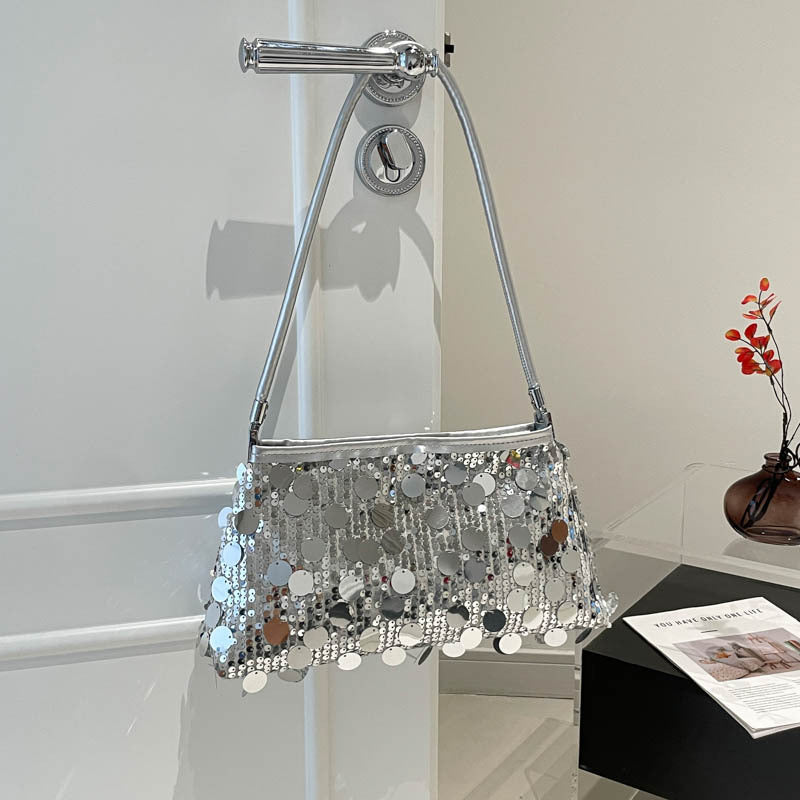 WoGlamorous Sequin Evening Shoulder Bag LoungeYard — product view 4