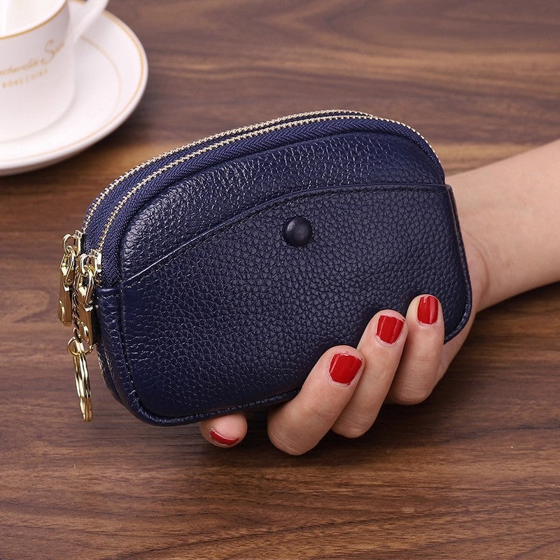 Compact Leather Coin Pouch LoungeYard — product view 1