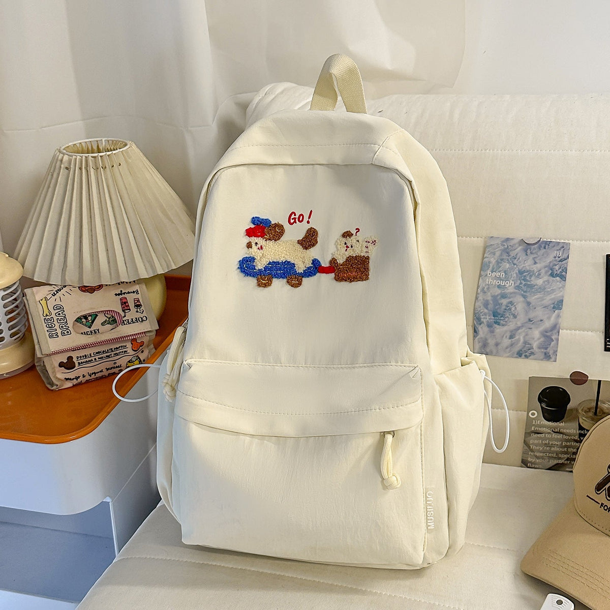 Playful Embroidered Backpack LoungeYard — product view 6