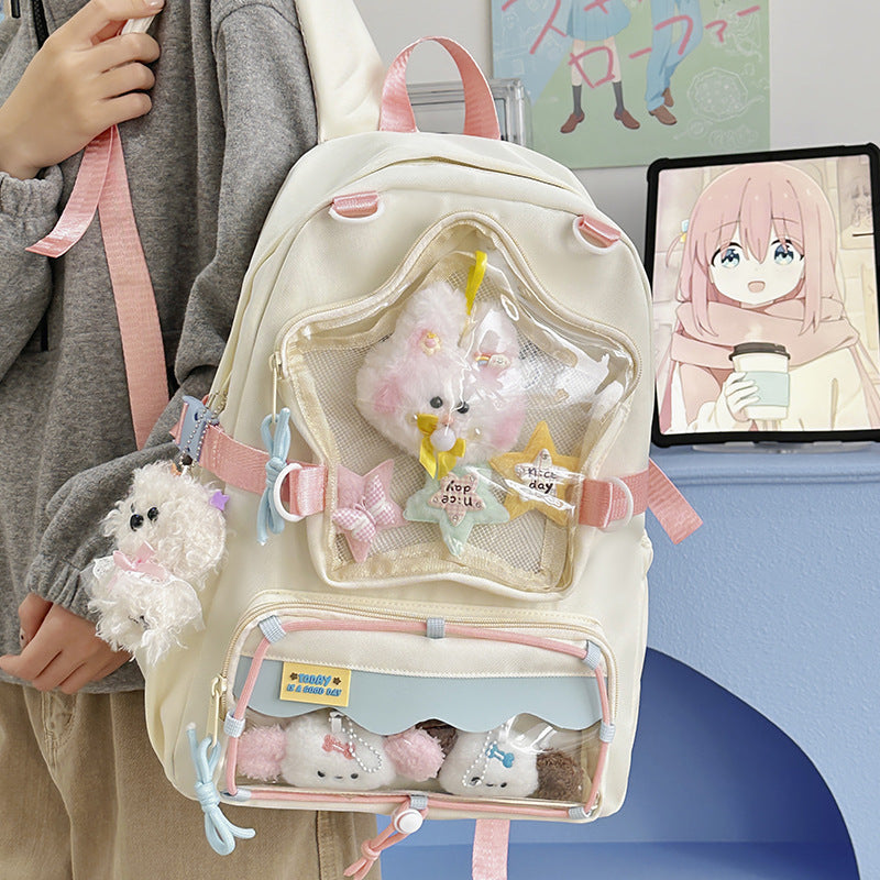 Fun Star-Shaped Design Backpack LoungeYard — product view 2