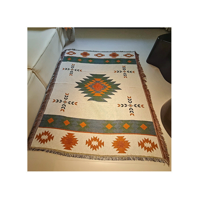 Native American-Inspired Decorative Throw Blanket — product view 2