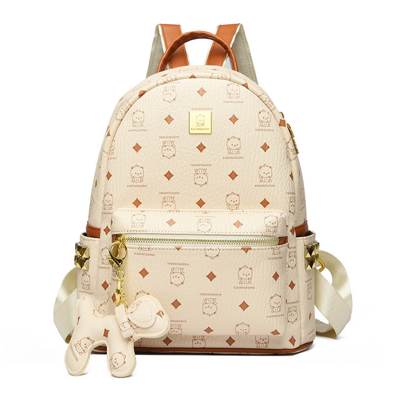 Cute Character Print Mini Backpack — product view 3