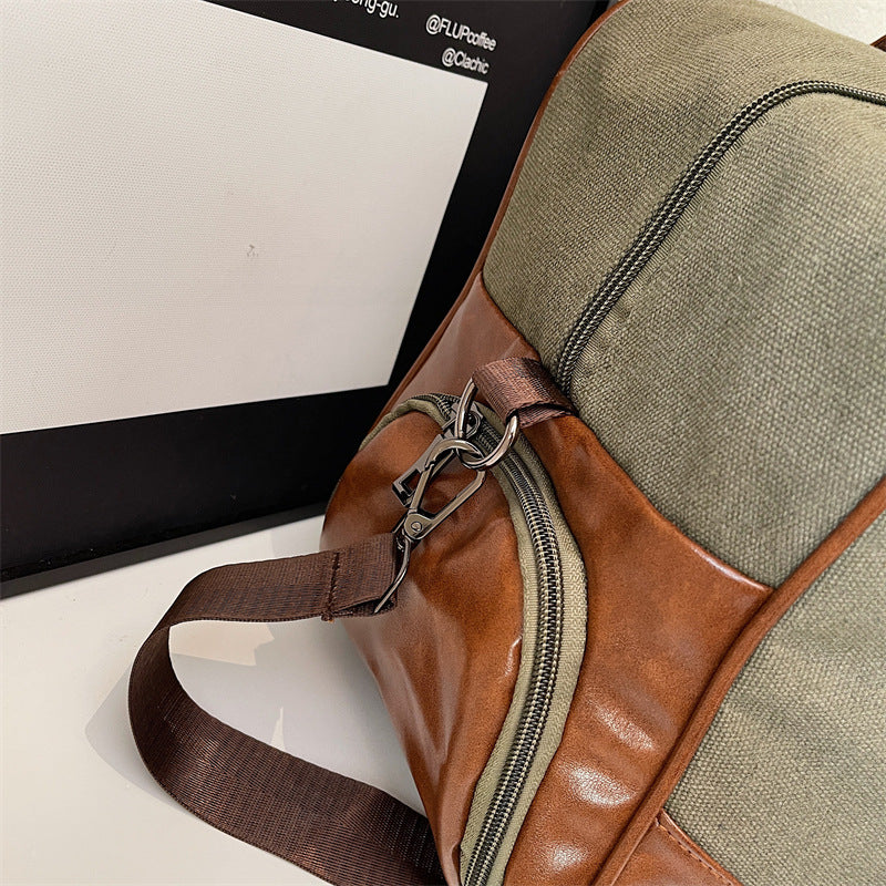 Men's durable canvas travel bag LoungeYard — product view 6