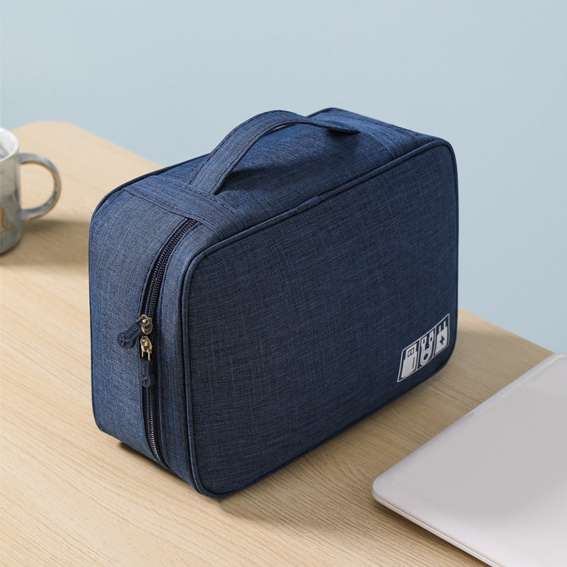 Multi-Compartment Electronic Accessories Organizer LoungeYard — product view 2