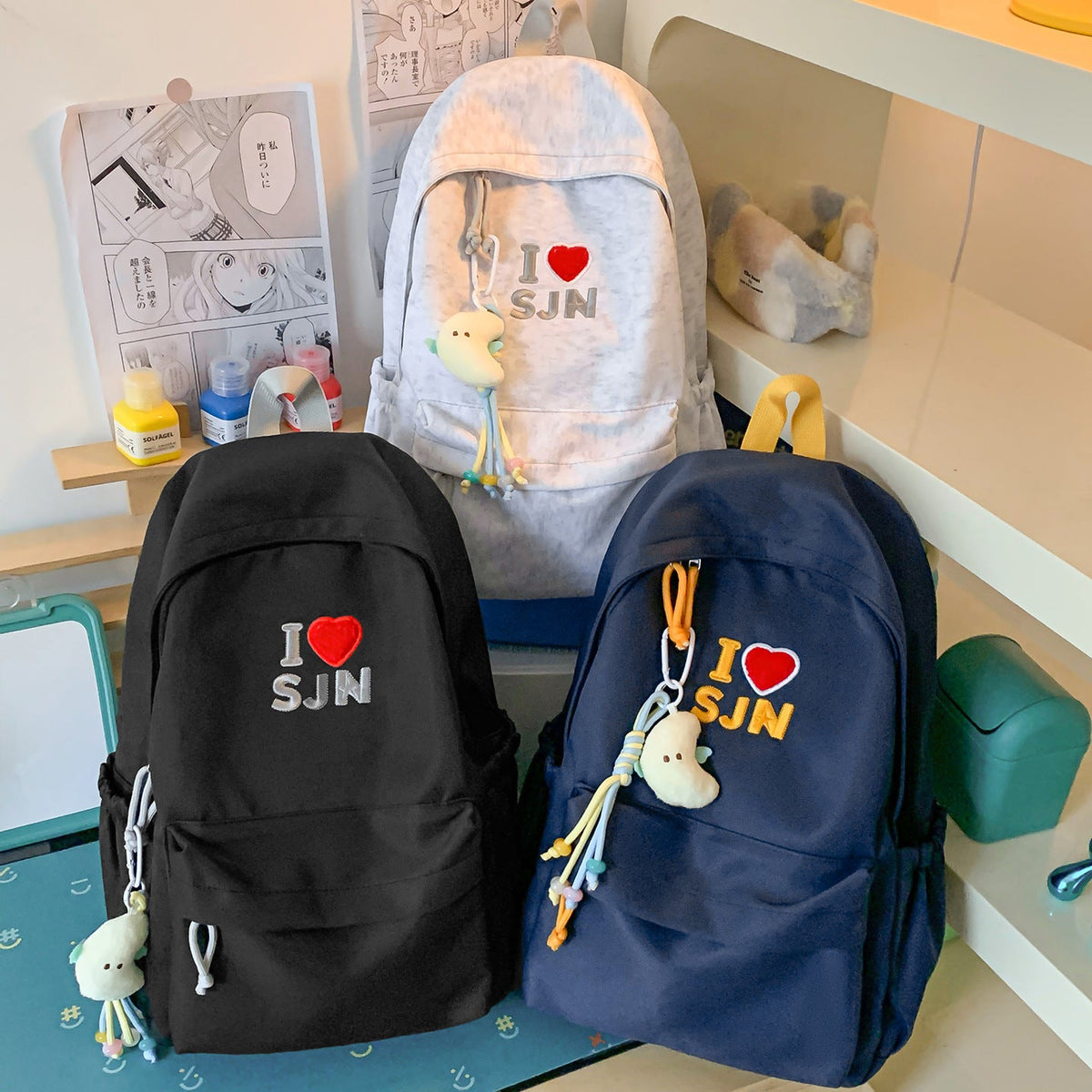 Embroidered Graphic Backpack LoungeYard — product view 4
