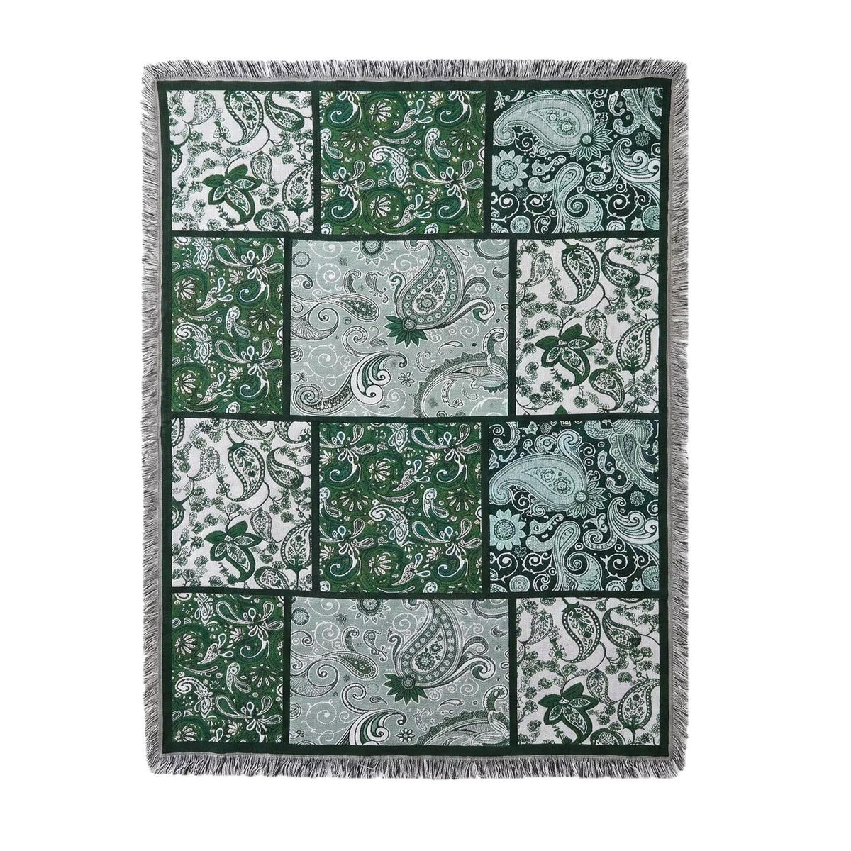 Decorative Patchwork Throw Blanket — product view 5