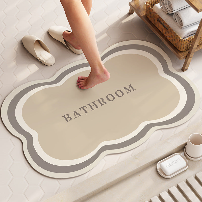 Modern Geometric Bath Mat — product view 3