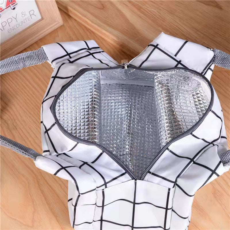 Stylish Checkered Tote LoungeYard — product view 1