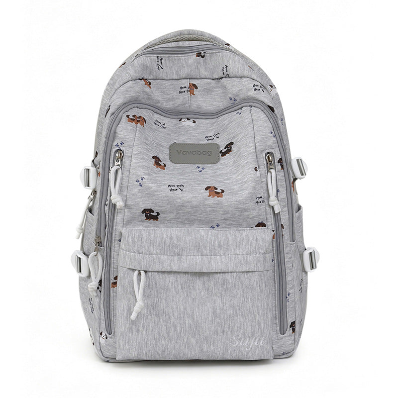 Playful Dog-Themed School Backpack LoungeYard — product view 5