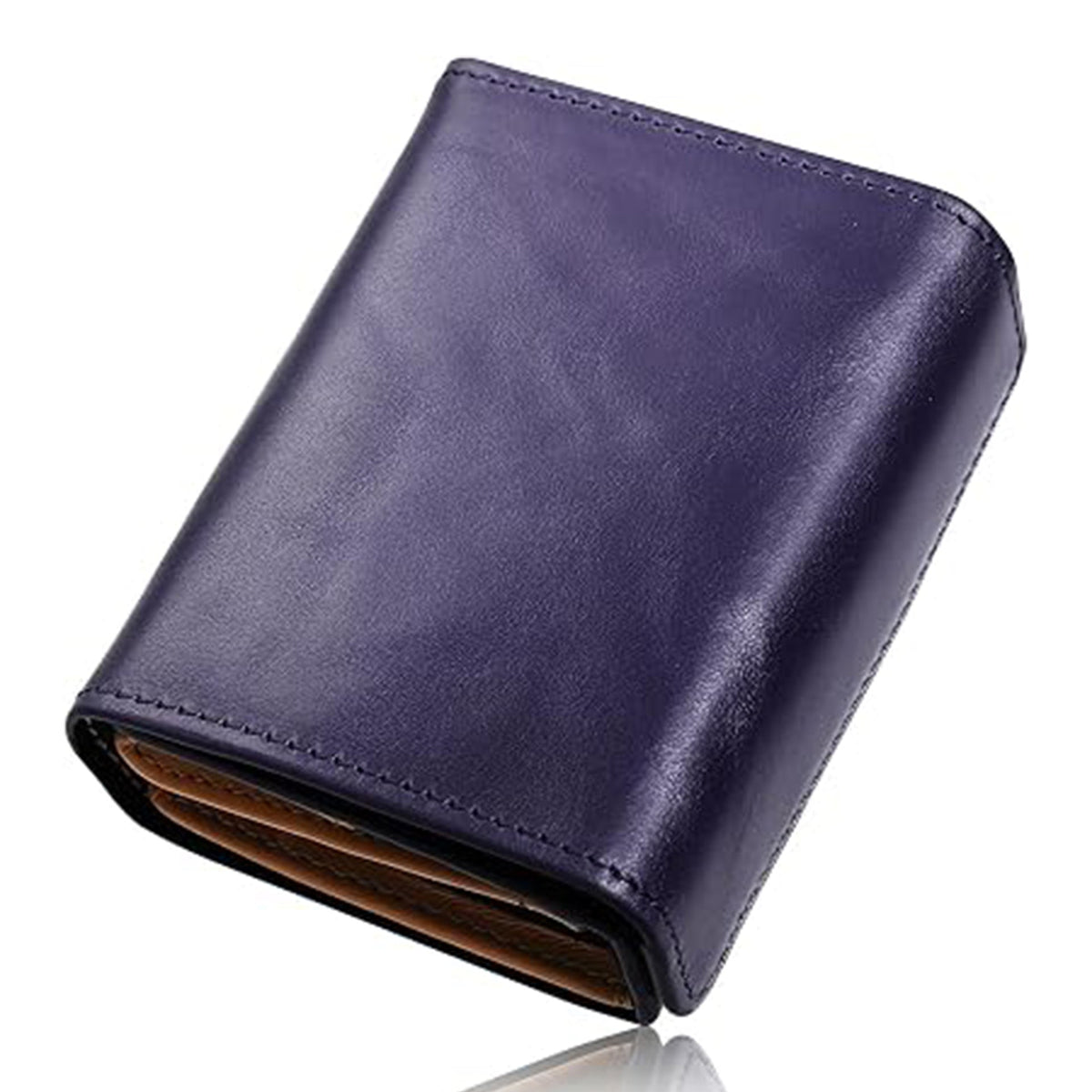 Stylish Leather Mini Wallet LoungeYard — product view 2